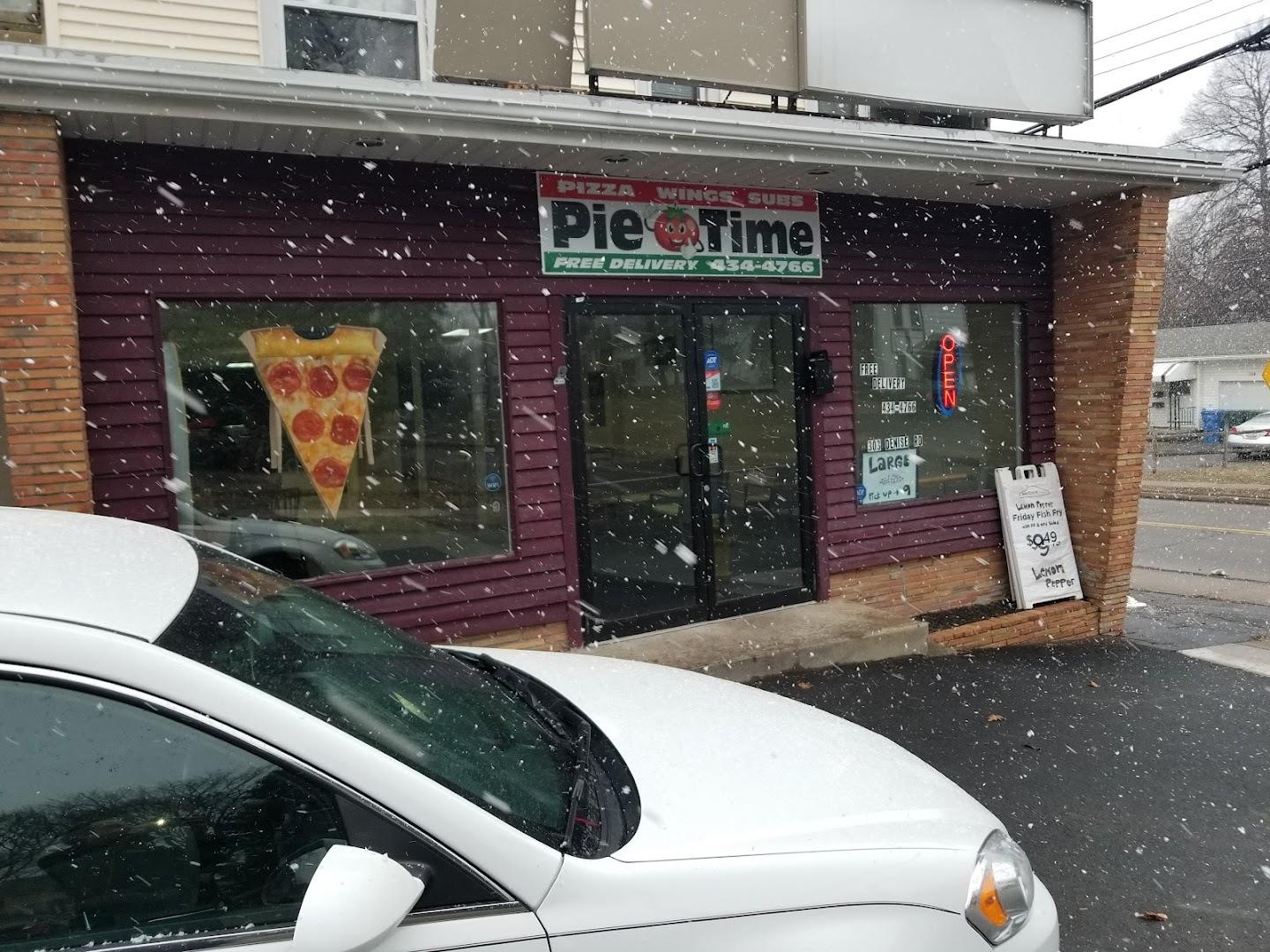 Pie Time Menu
